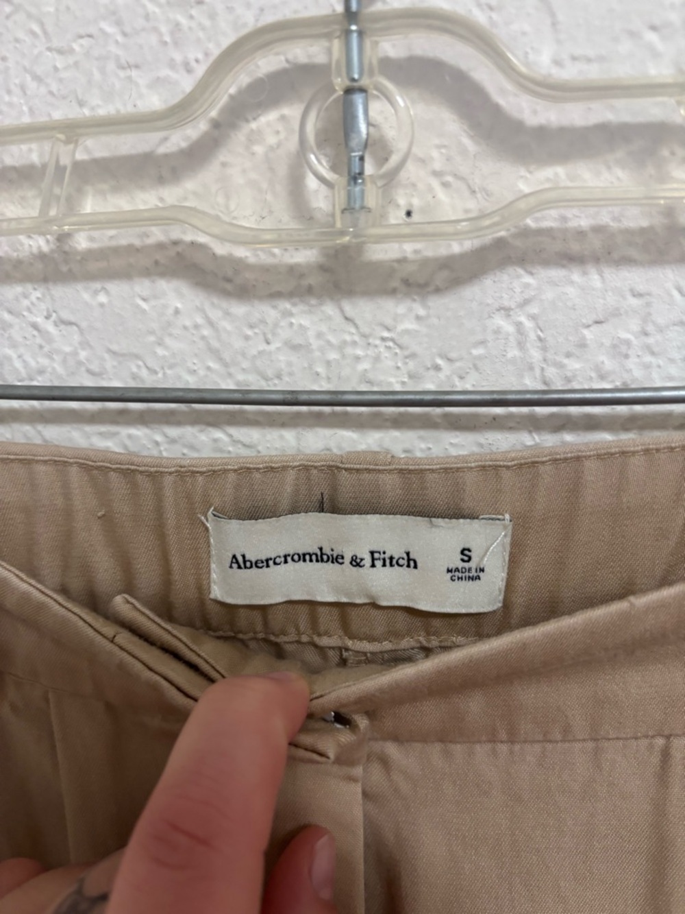 Abercrombie & Fitch wide leg trouser pants - Picture 3 of 7